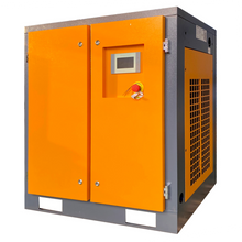 将图片加载到图库查看器,20HP 15KW Variable Speed Frequency Rotary Screw Air Compressor Single-Stage 81CFM@120PSI/230V/60Hz, Stationary Industrial Air Compressor